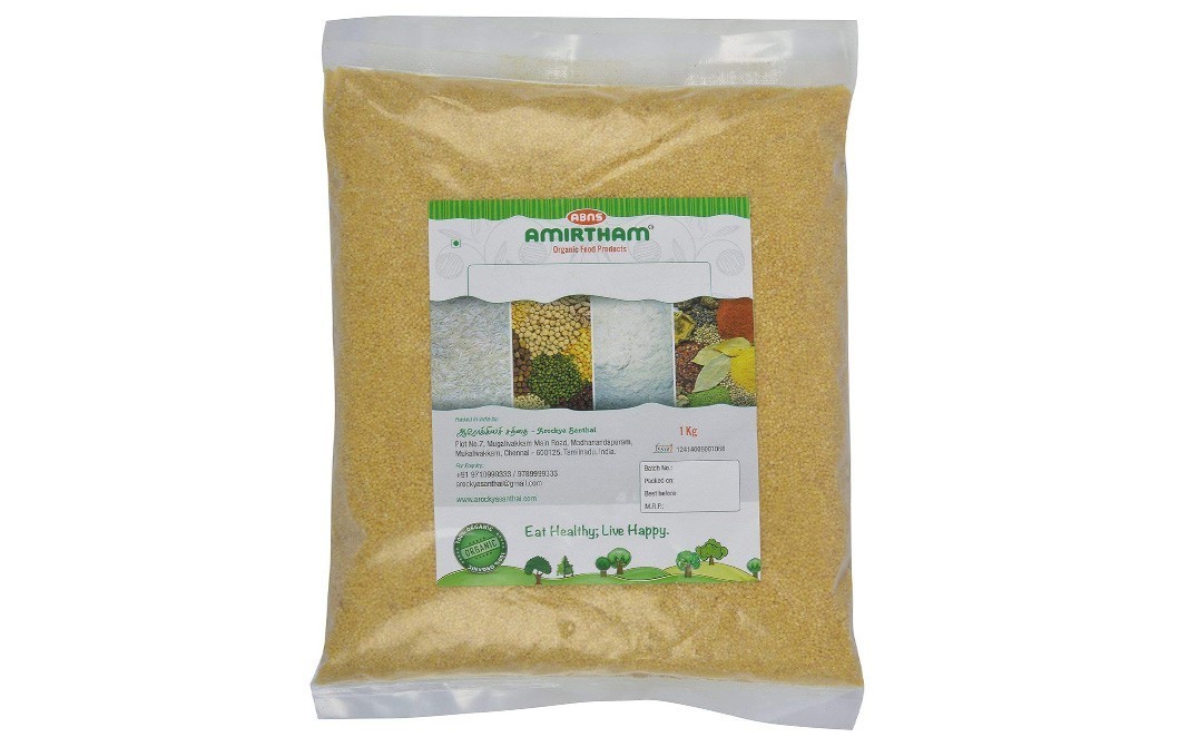ABNS Amirtham Foxtail Millet    Pack  1 kilogram